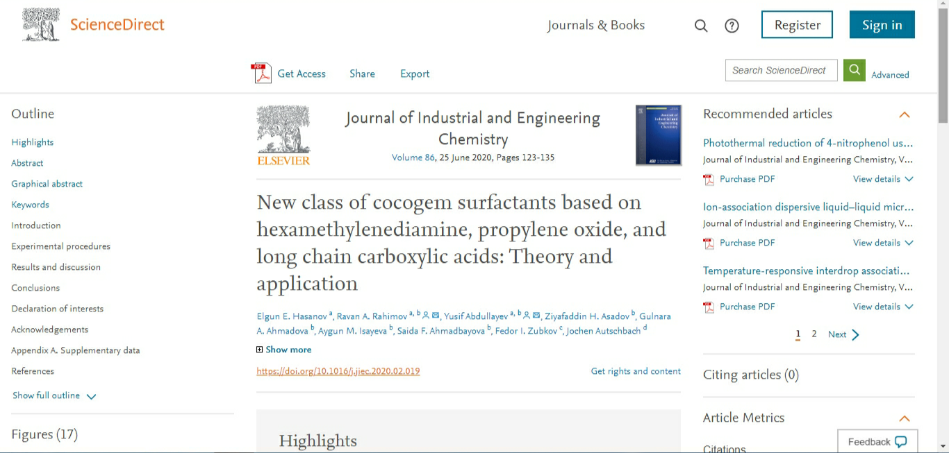 The article by BEU lecturers and student in impact factor journal