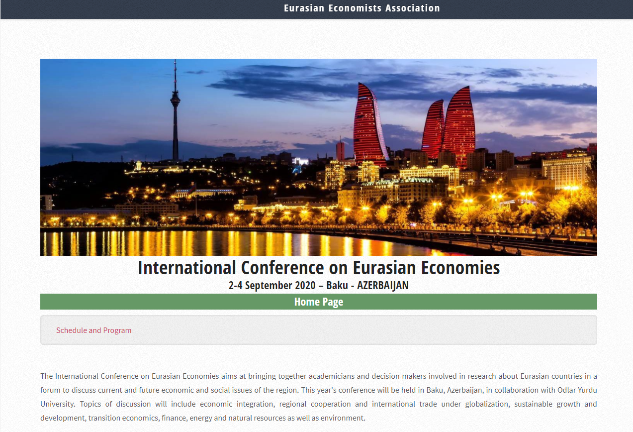 BEU employees participate in the International Conference on Eurasian Economies