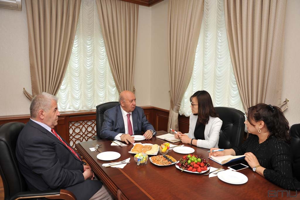 BMU-nun rektoru Koreyanın “KOİCA” Beynəlxalq Əməkdaşlıq Agentliyinin nümayəndələri ilə görüşüb