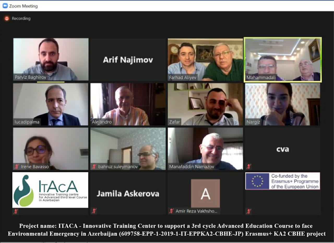 BEU employees participate in the online meeting of "ITACA" Erasmus + KA2 project