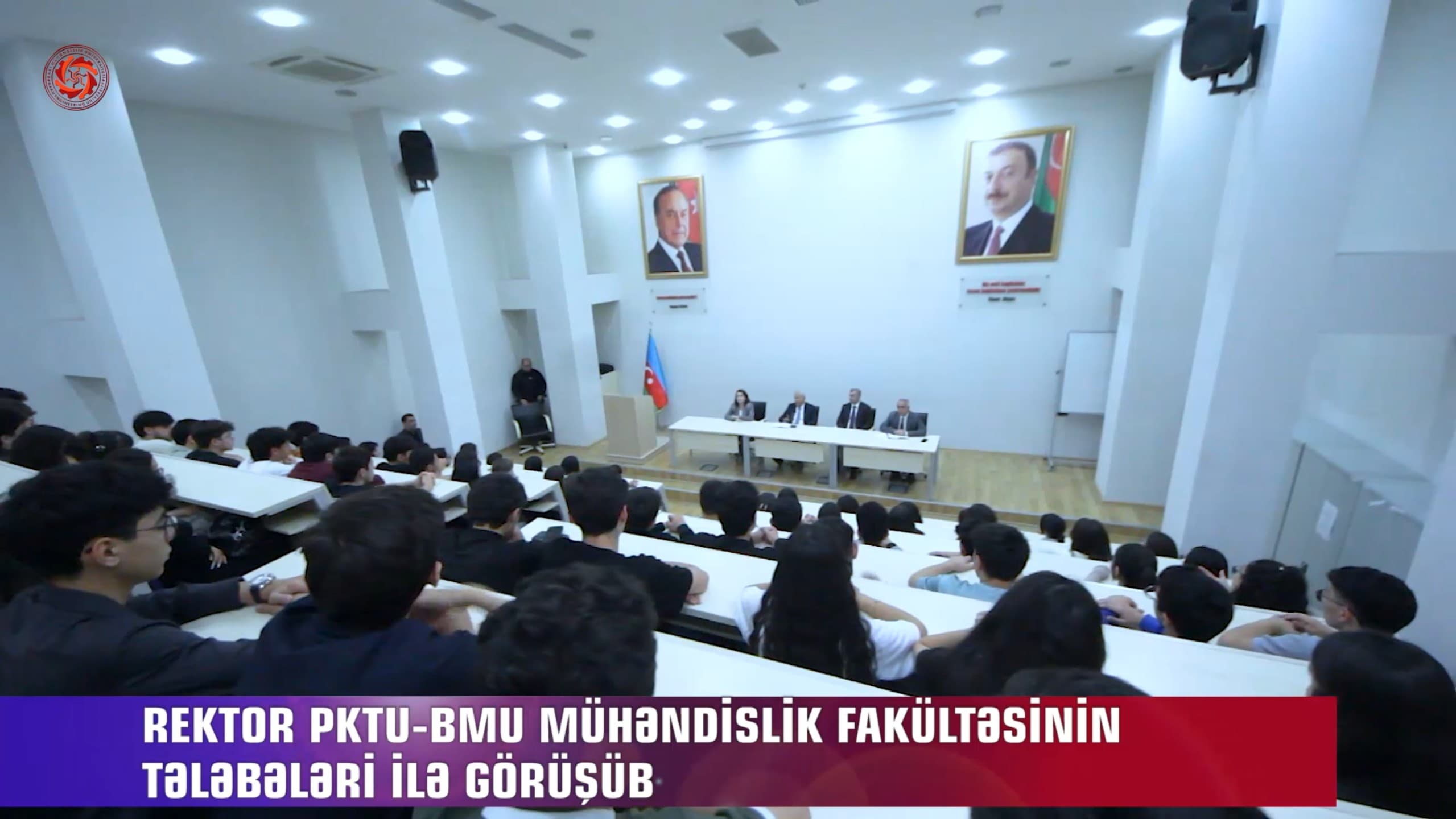 Rektor PKTU - BMU Mühəndislik fakültəsinin tələbələri ilə görüşüb