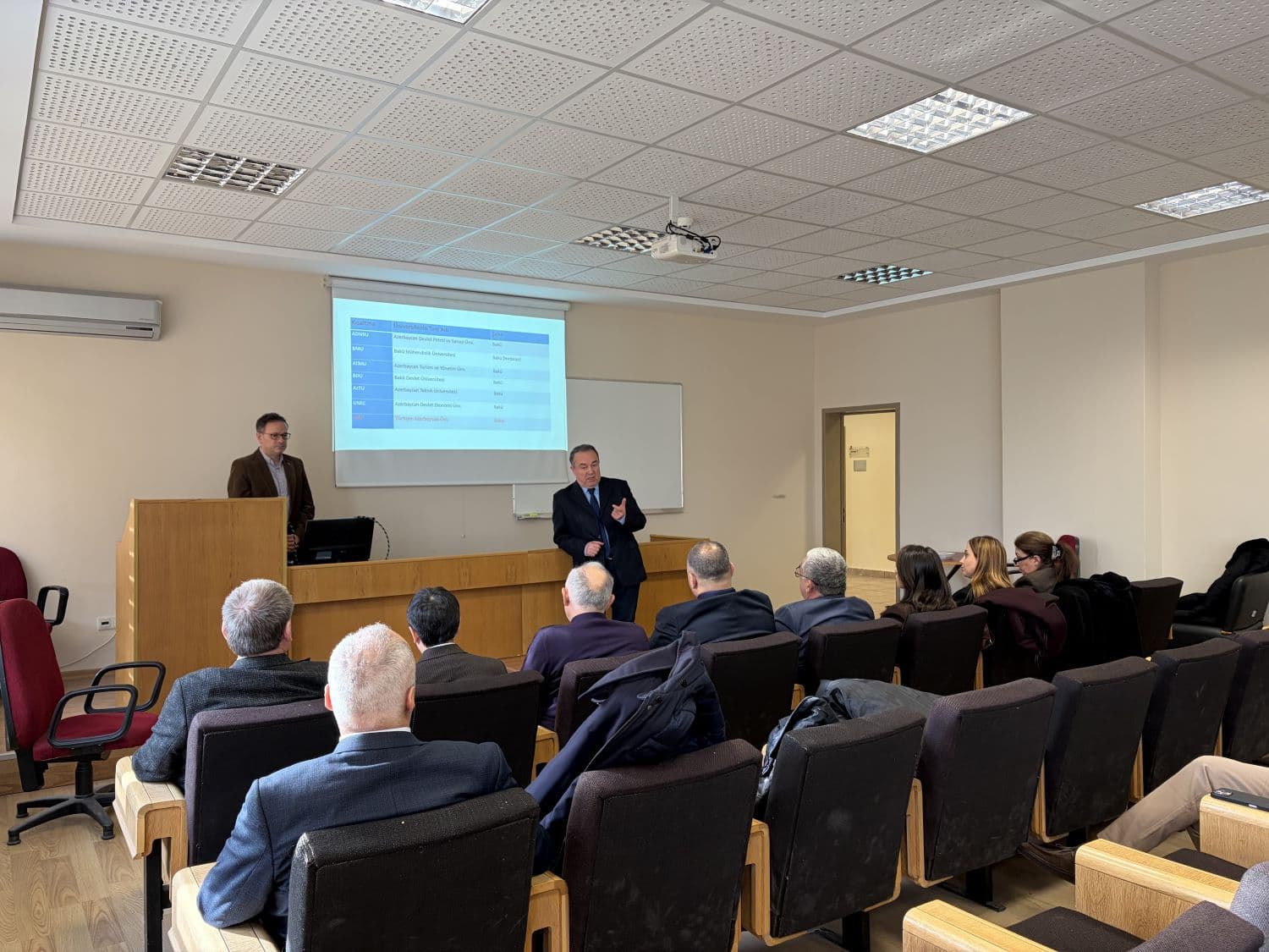 BMU Türkiyədə Milli Qida Texnologiyaları Platformasının iclasında təmsil olunub