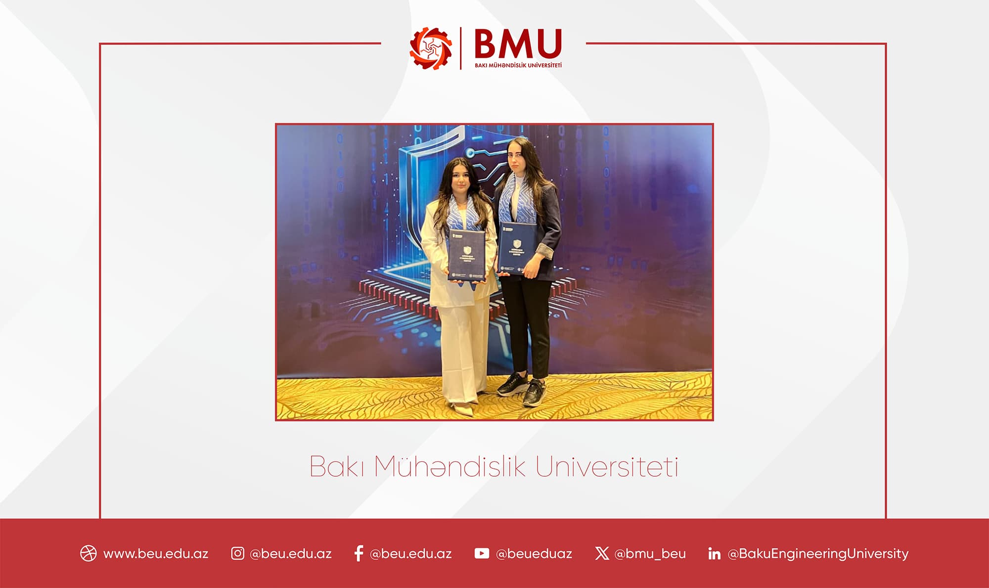 BMU tələbələri növbəti dəfə Azərbaycan Kibertəhlükəsizlik Mərkəzinin məzunları sırasında