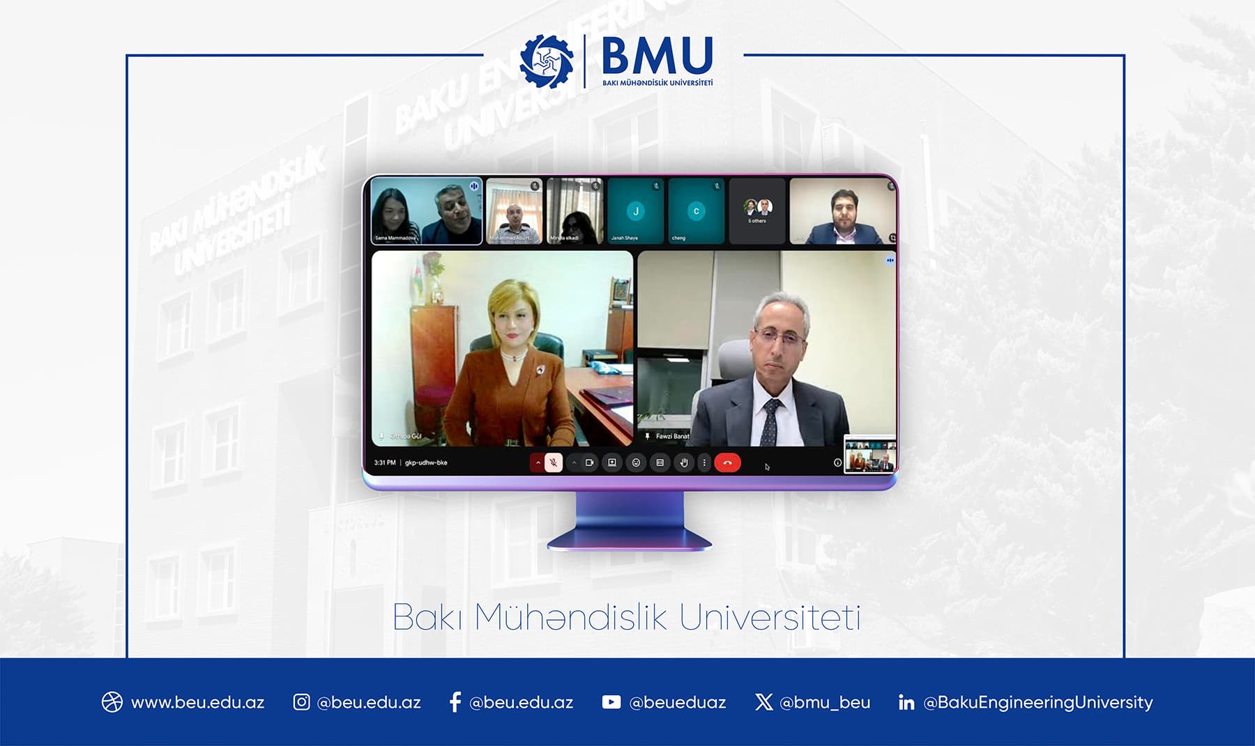 BMU ilə Xəlifə Universiteti arasında əməkdaşlıq genişlənir