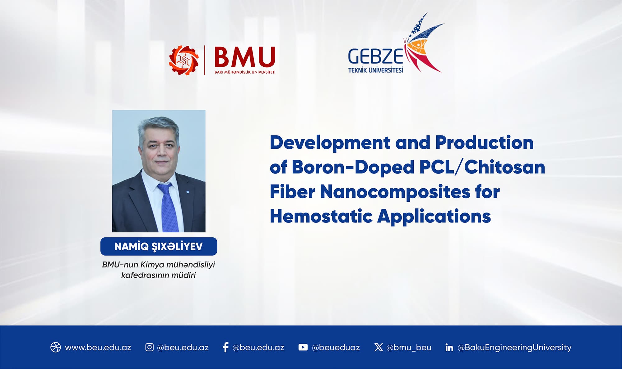 BMU aliminin müştərək elmi tədqiqatı Türkiyədə qalib olub