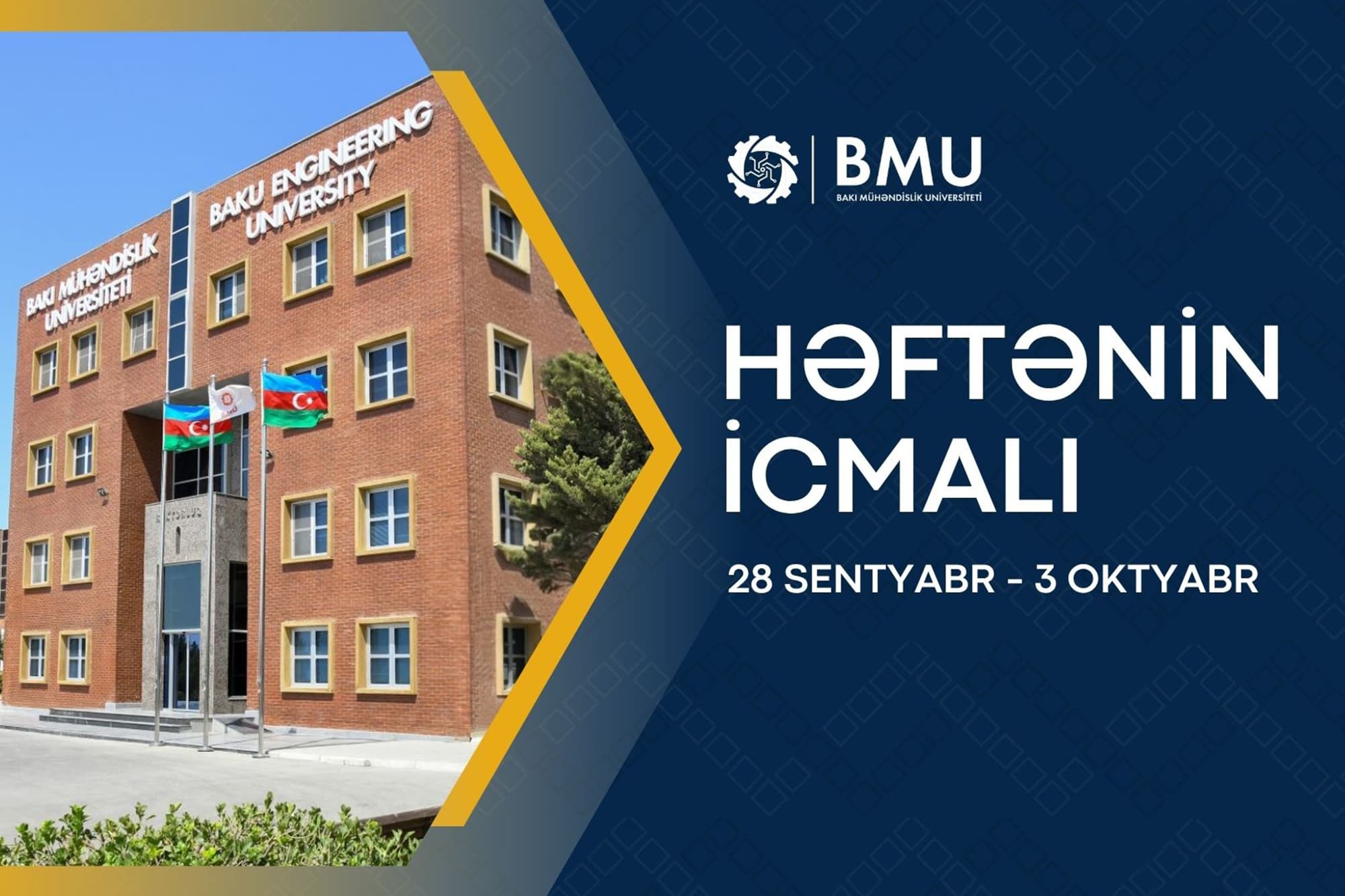 Ötən həftə BMU-da (videoicmal/28 sentyabr-3 oktyabr)