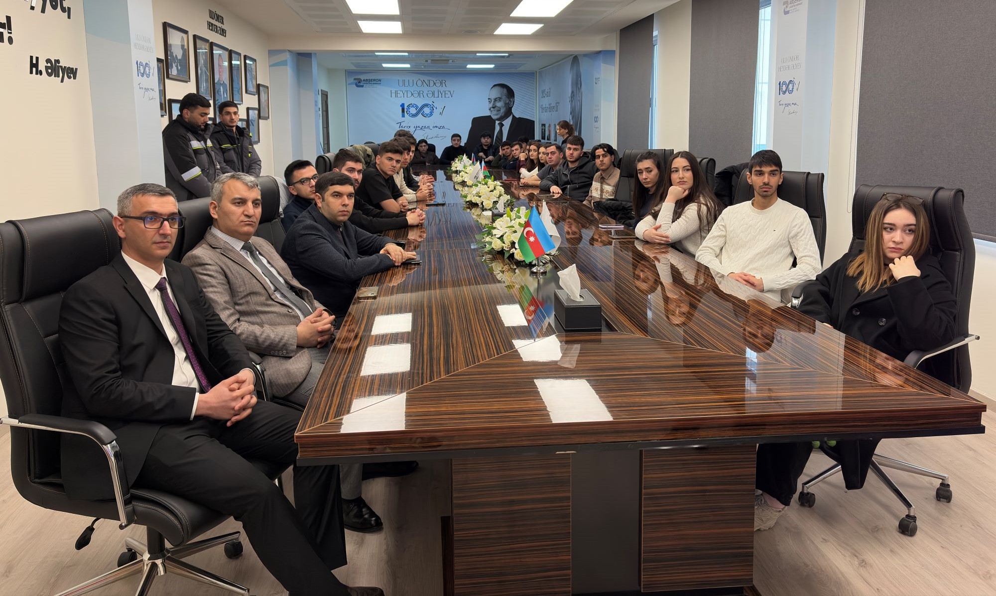 Mühəndislik fakültəsinin tələbələri Abşeron Logistika Mərkəzində olublar