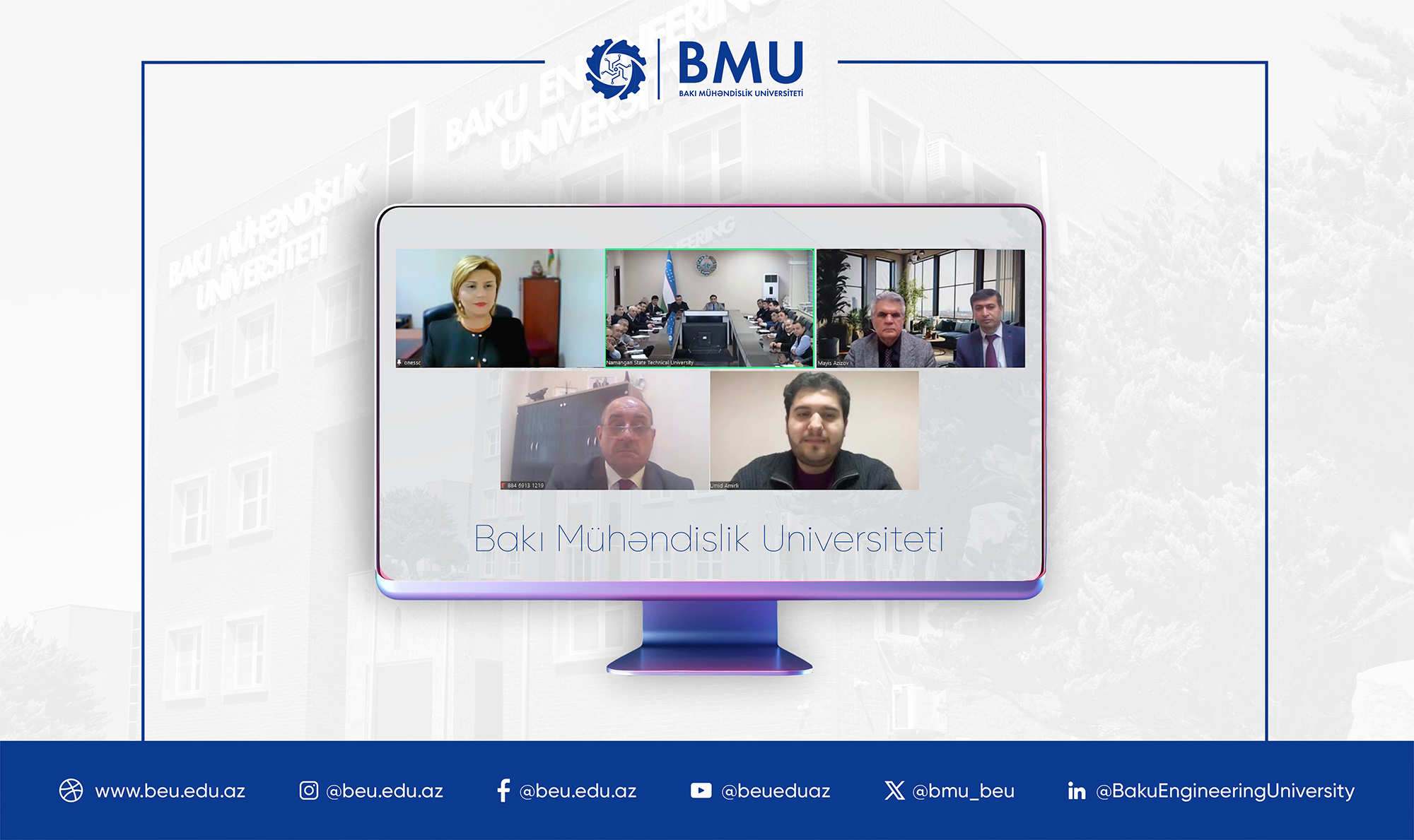 BMU ilə NamDTU arasında əməkdaşlıq müzakirə olunub