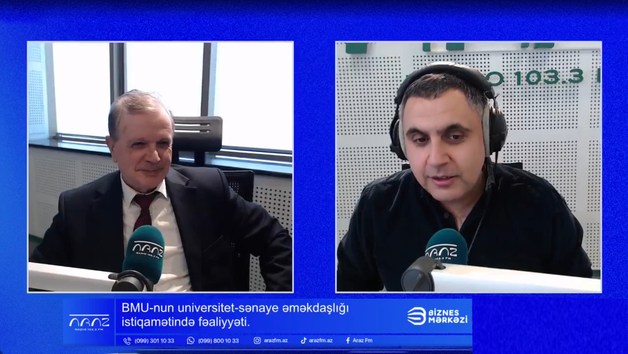 BMU-nun sənaye ilə əməkdaşlığı və startap layihələri “Araz FM”-də müzakirə olunub