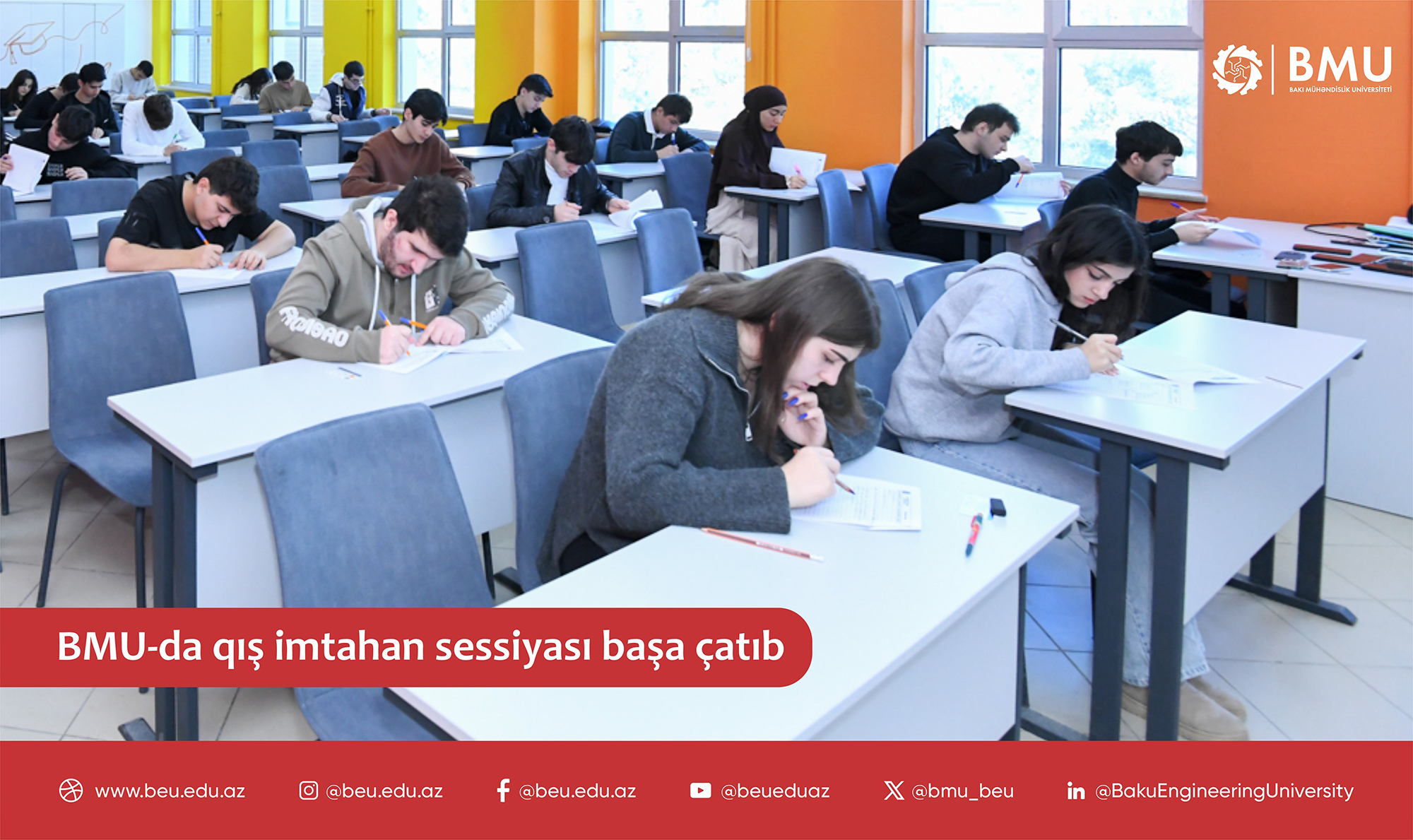 BMU-da qış imtahan sessiyası başa çatıb