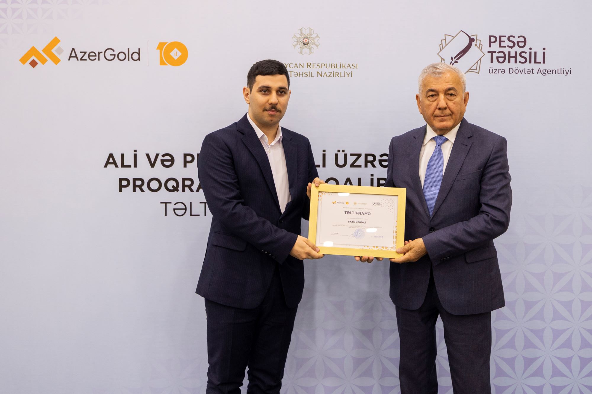 BMU tələbəsi “AzerGold”un təqaüd proqramının qalibi olub