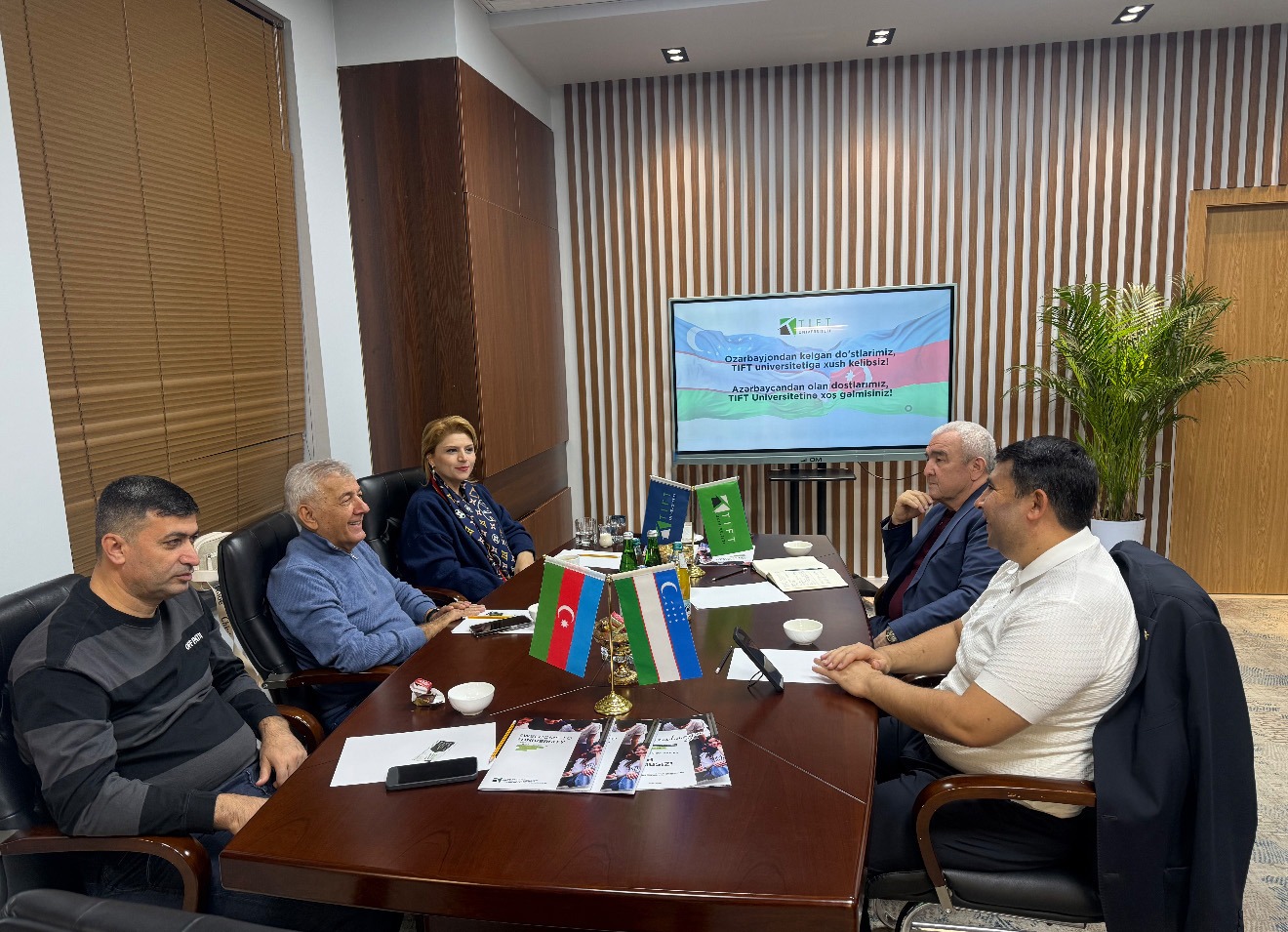 BMU-nun rektoru Daşkənd Beynəlxalq Maliyyə İdarəetməsi və Texnologiyalar Universitetində olub