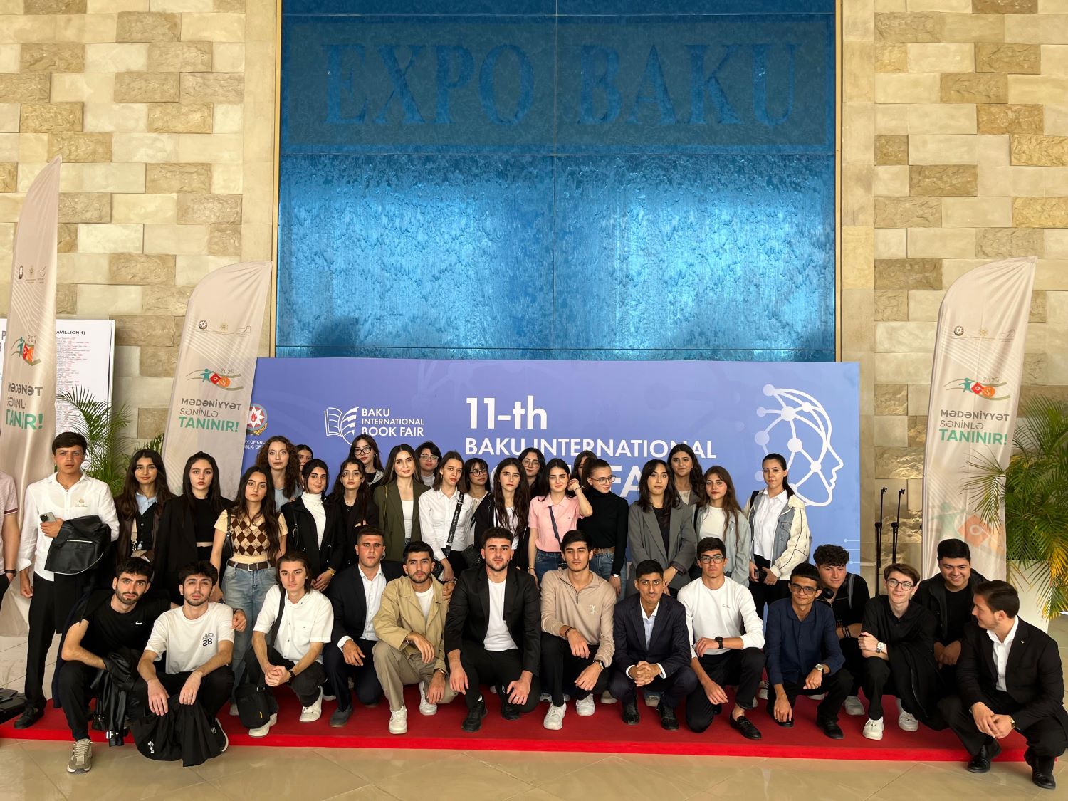 BEU students and staff attend Baku Book Fair