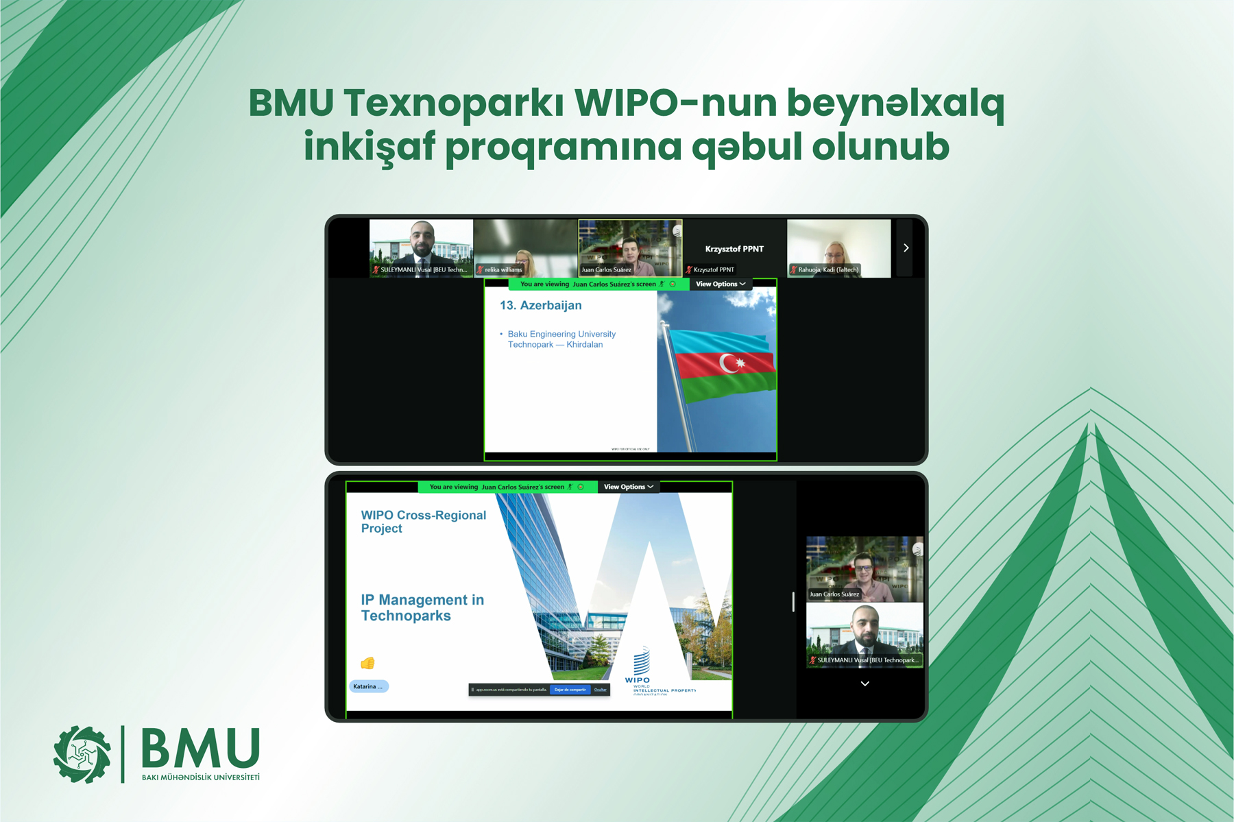 BEU Technopark accepted into development program of World Intellectual Property Organization