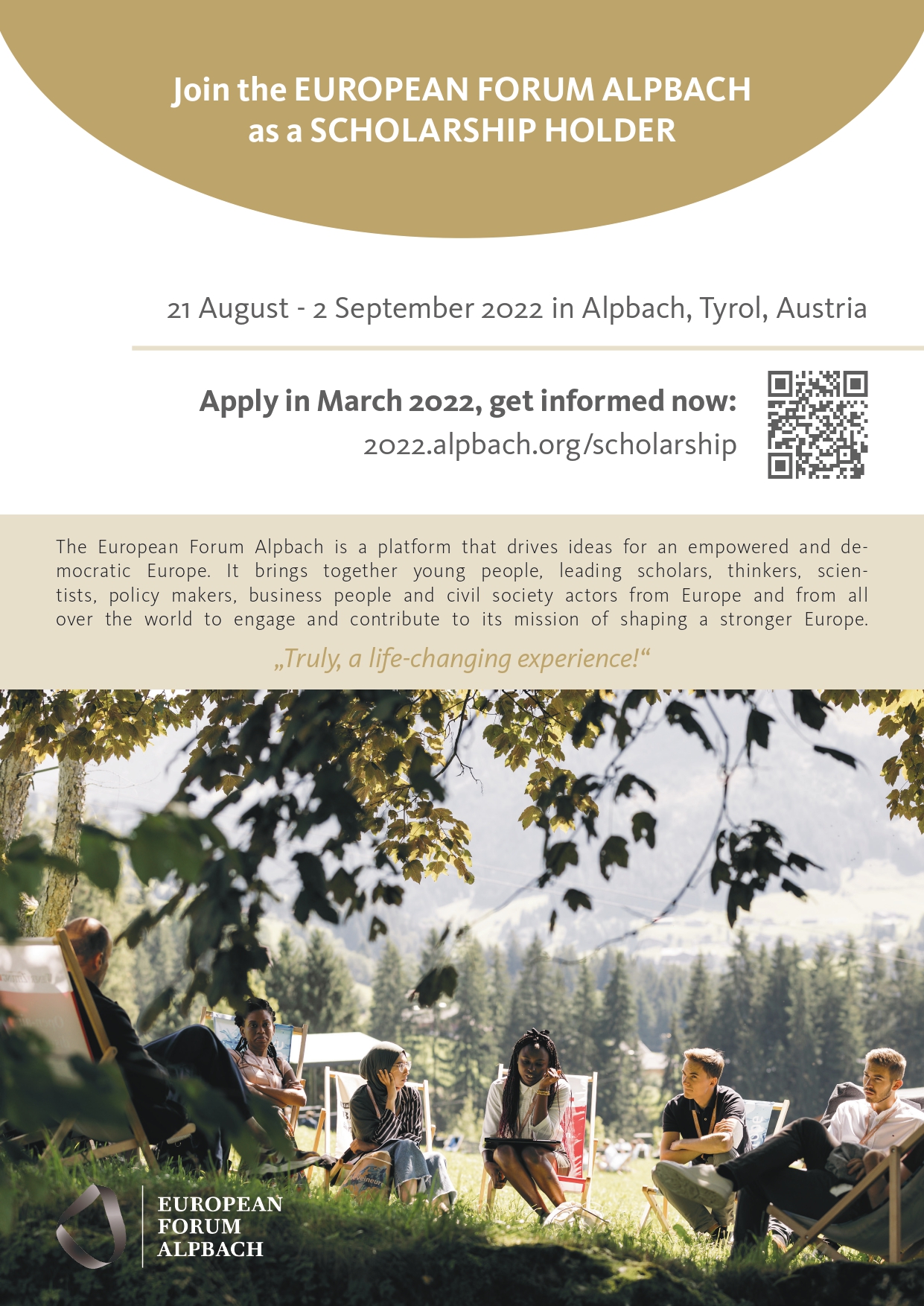 Alpbach European Forum announces scholarship program