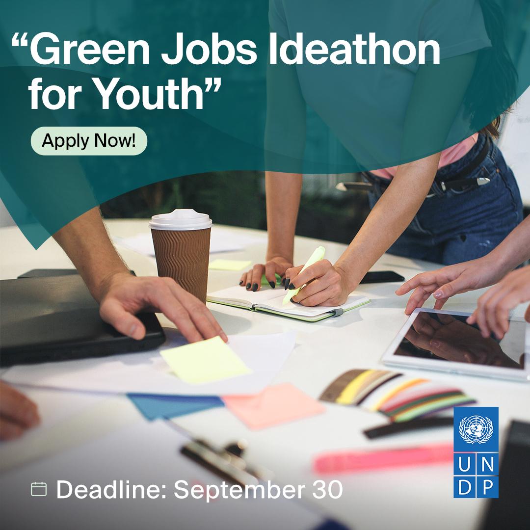 "Green Jobs Ideathon" competition for youth