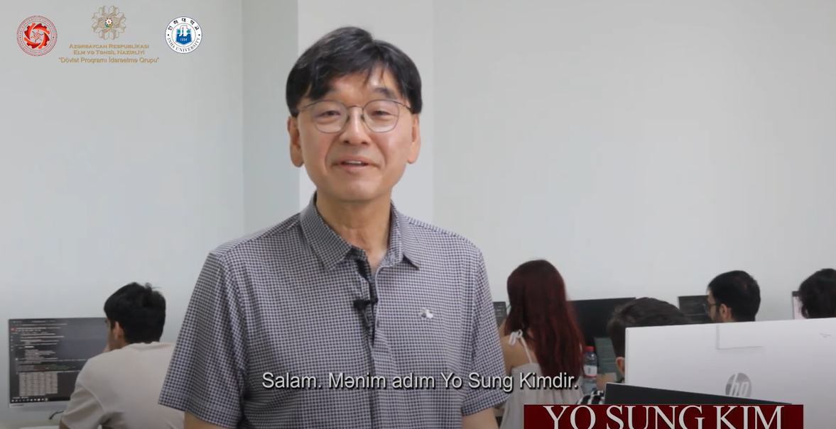 Koreyalı müəllim BMU-İNHA İDP tələbələrinin biliklərini yüksək qiymətləndirib