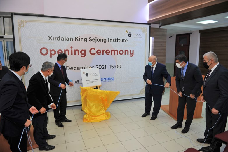 BMU-da Xırdalan Kral Seconq İnstitutunun rəsmi açılış mərasimi keçirilib
