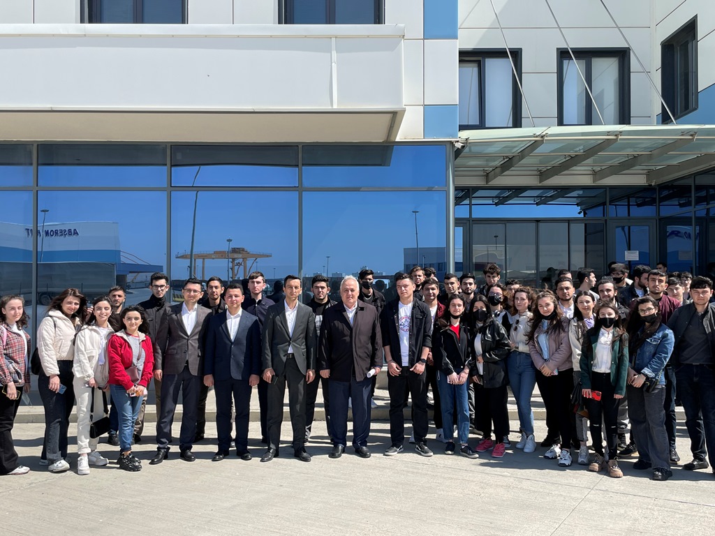 Lecturers and students of Logistics and Transport Technology Department at Absheron Logistics Center