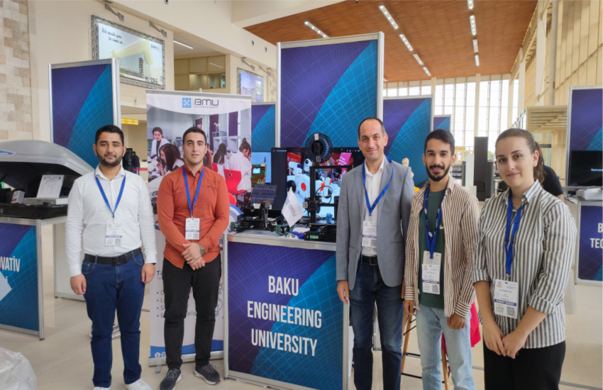 Projects of BEU students demonstrated at 4th Azerbaijan International Defense Exhibition