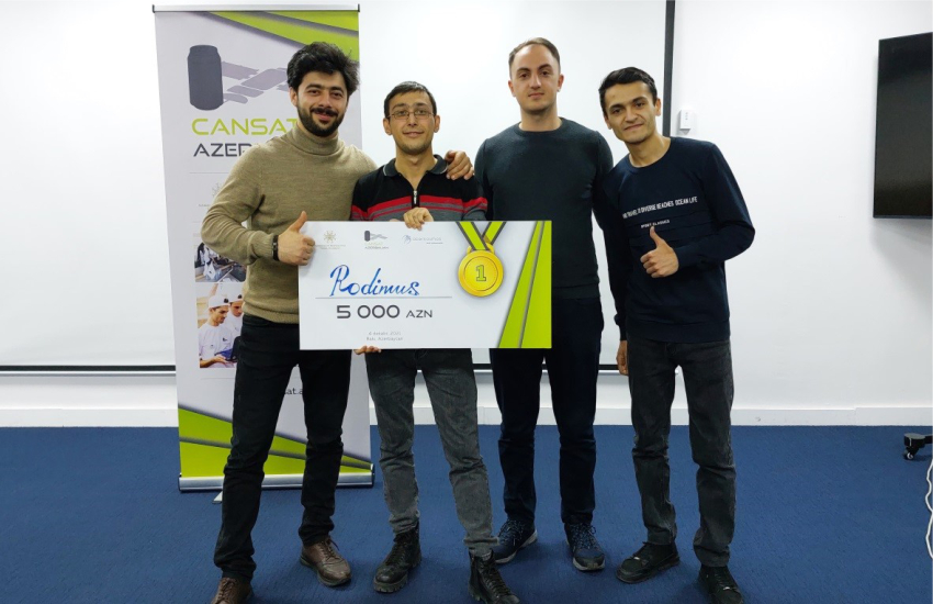 BMU-nun komandası “CanSat Azərbaycan 2020” müsabiqəsində ilk yeri tutub