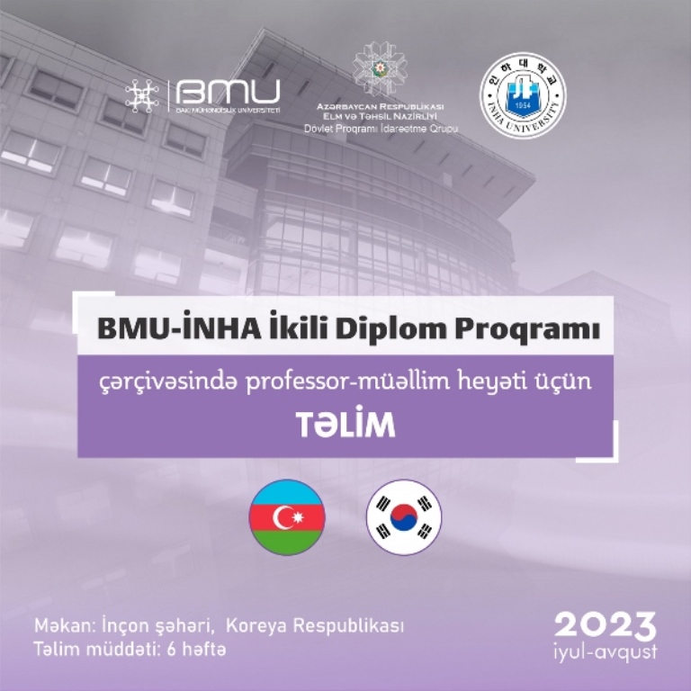 Next training planned to be held in Korea as part of BEU-INHA DDP