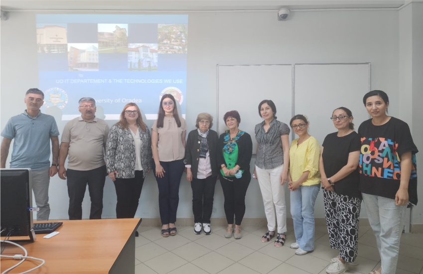 Rumıniyanın Oradea Universitetinin əməkdaşları Bakı Mühəndislik Universiteti ilə tanış olublar