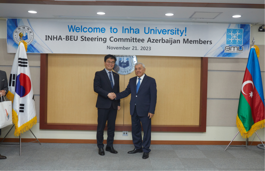 Koreyada BMU və İNHA Universitetinin rektorları arasında görüş keçirilib