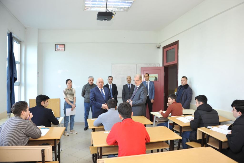 BEU Rector gets acquainted with exam process