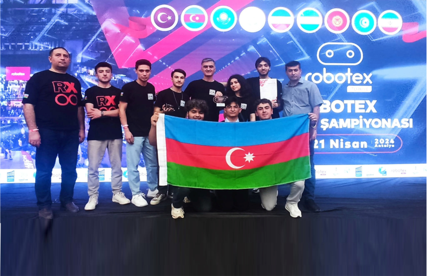 BMU komandaları “Robotex Türkiyə”də birinci yerin qalibi olub