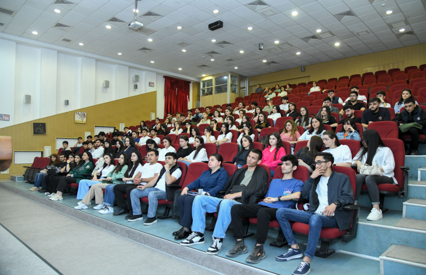 Presentation of film "Mubariz" held at Baku Engineering University