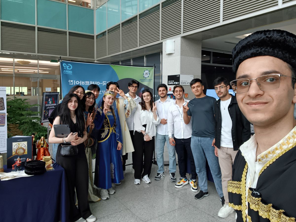 BEU-INHA DDP students deliver presentation at "Azerbaijan Day" event