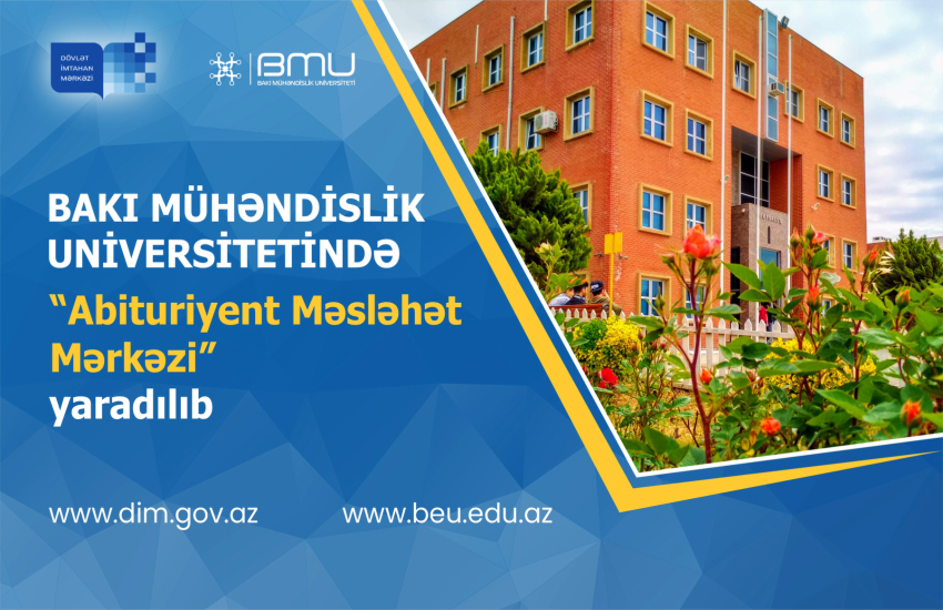 BMU-da “Abituriyent Məsləhət Mərkəzi” fəaliyyətə başladı