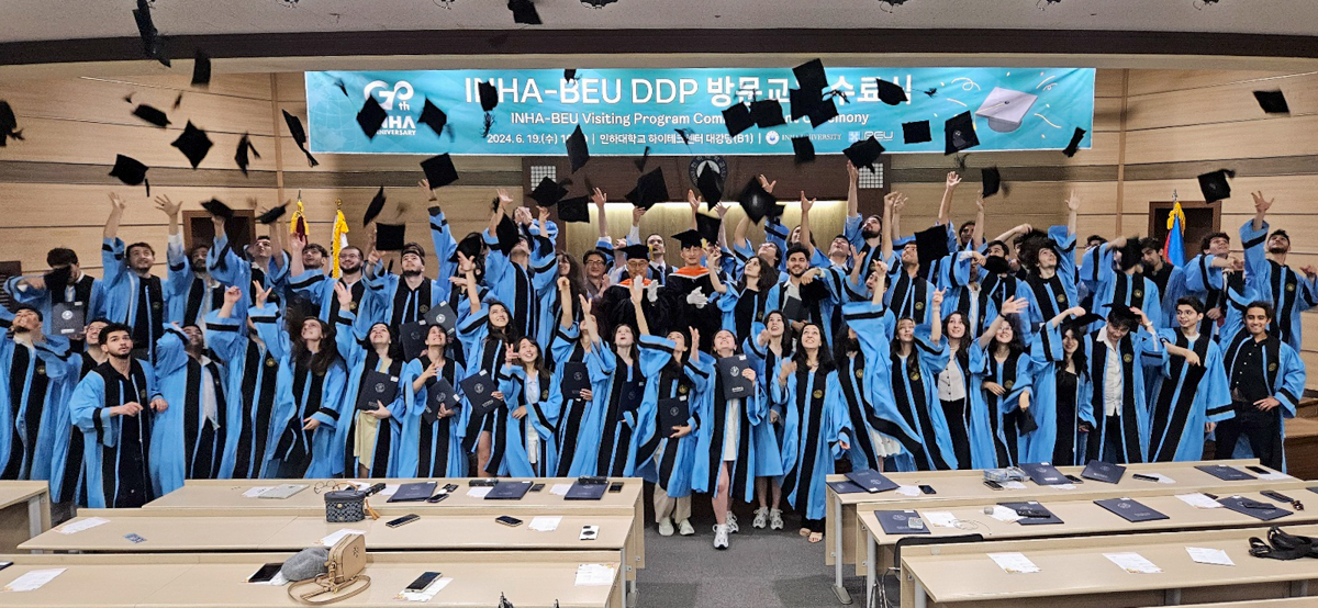 Graduation Day" of BEU-INHA DDP students celebrated in Korea