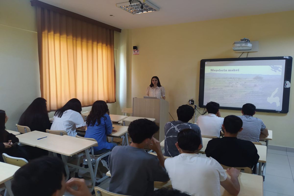 Seminar on "Environmental terrorism in Karabakh" held for students