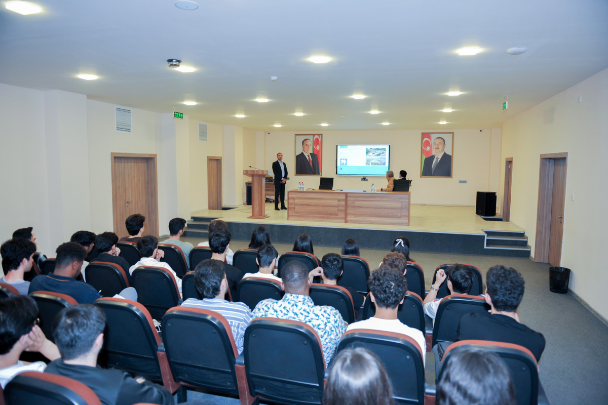 Meeting of students with representatives of "North West Construction" company organized at BEU