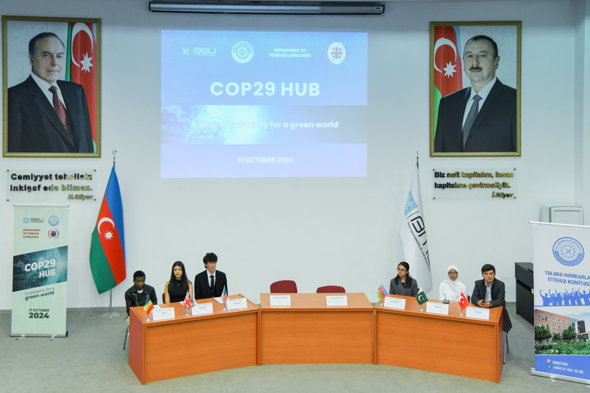 BMU-da “COP29 HUB” adlı tədbir təşkil olunub