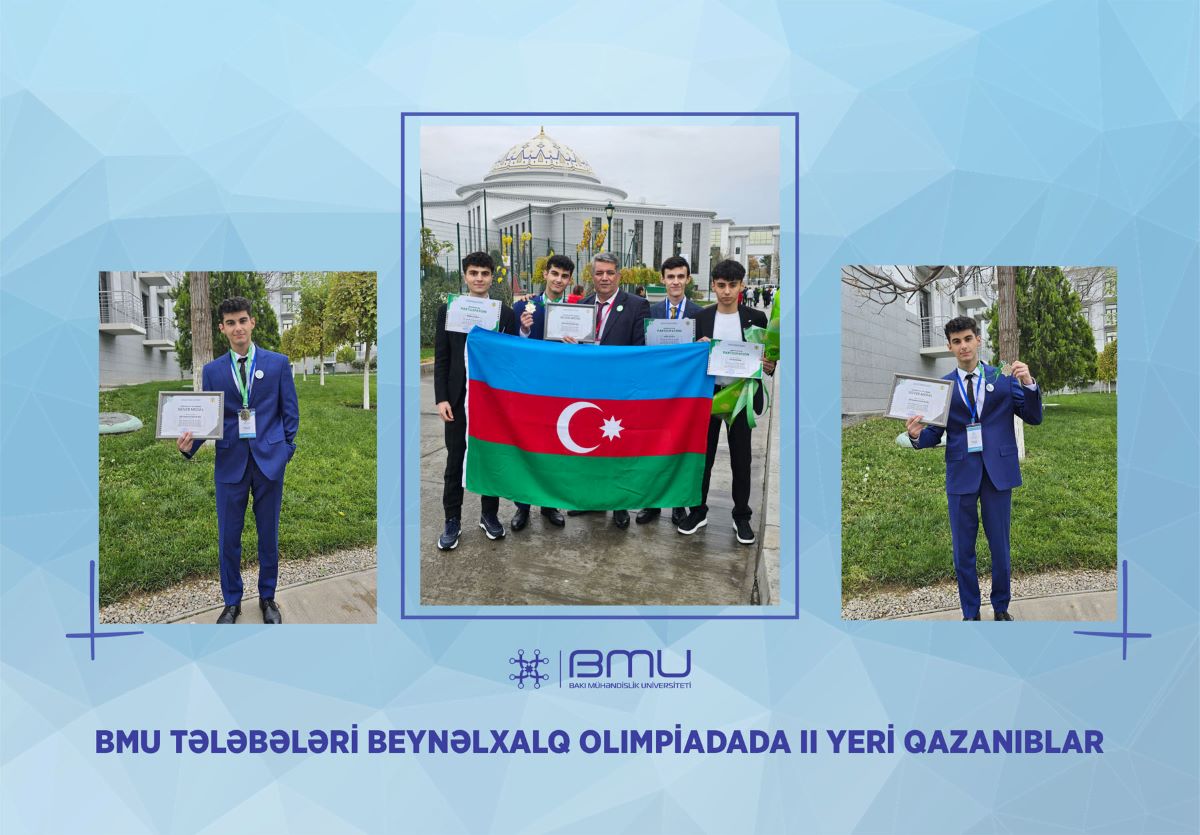 BMU tələbələri beynəlxalq olimpiadada II yeri qazanıblar