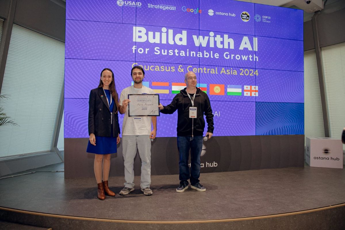 BEU student takes the 3rd place in hackathon held in Astana