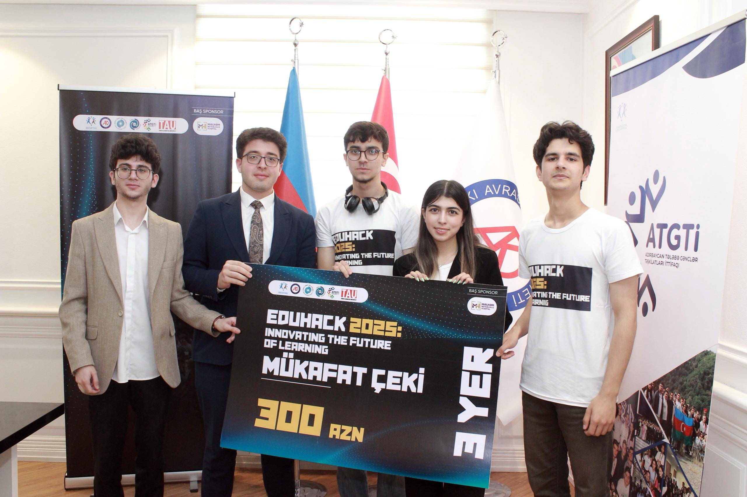 BMU komandası “EduHack 2025” hakatonunda qalib olub