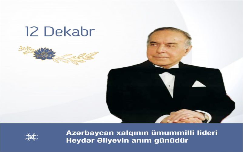 Today is Commemoration Day of National Leader Heydar Aliyev