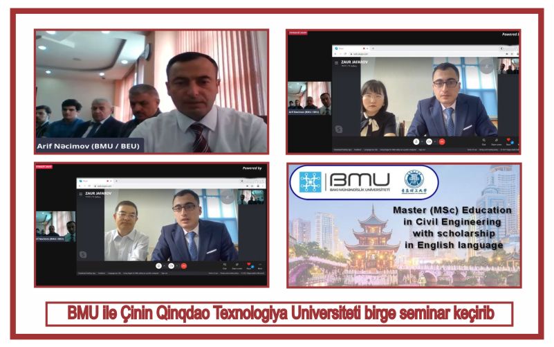 BMU Çinin Qinqdao Texnologiya Universiteti ilə əməkdaşlığa başlayıb