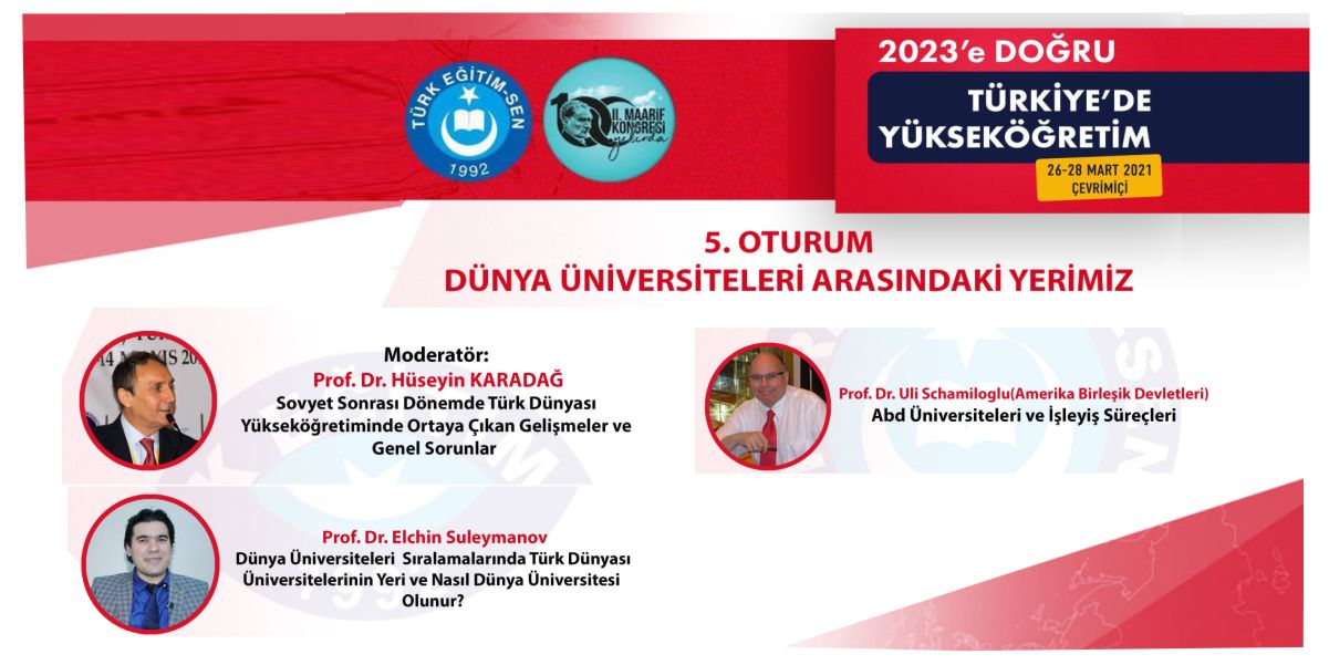 BEU Vice-Rector makes a speech at the Symposium "Higher Education in Turkey Towards 2023"