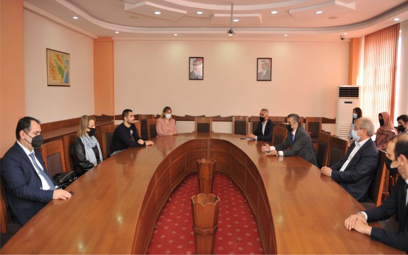 Meeting with veteran of Patriotic War Parviz Aliyev held at BEU