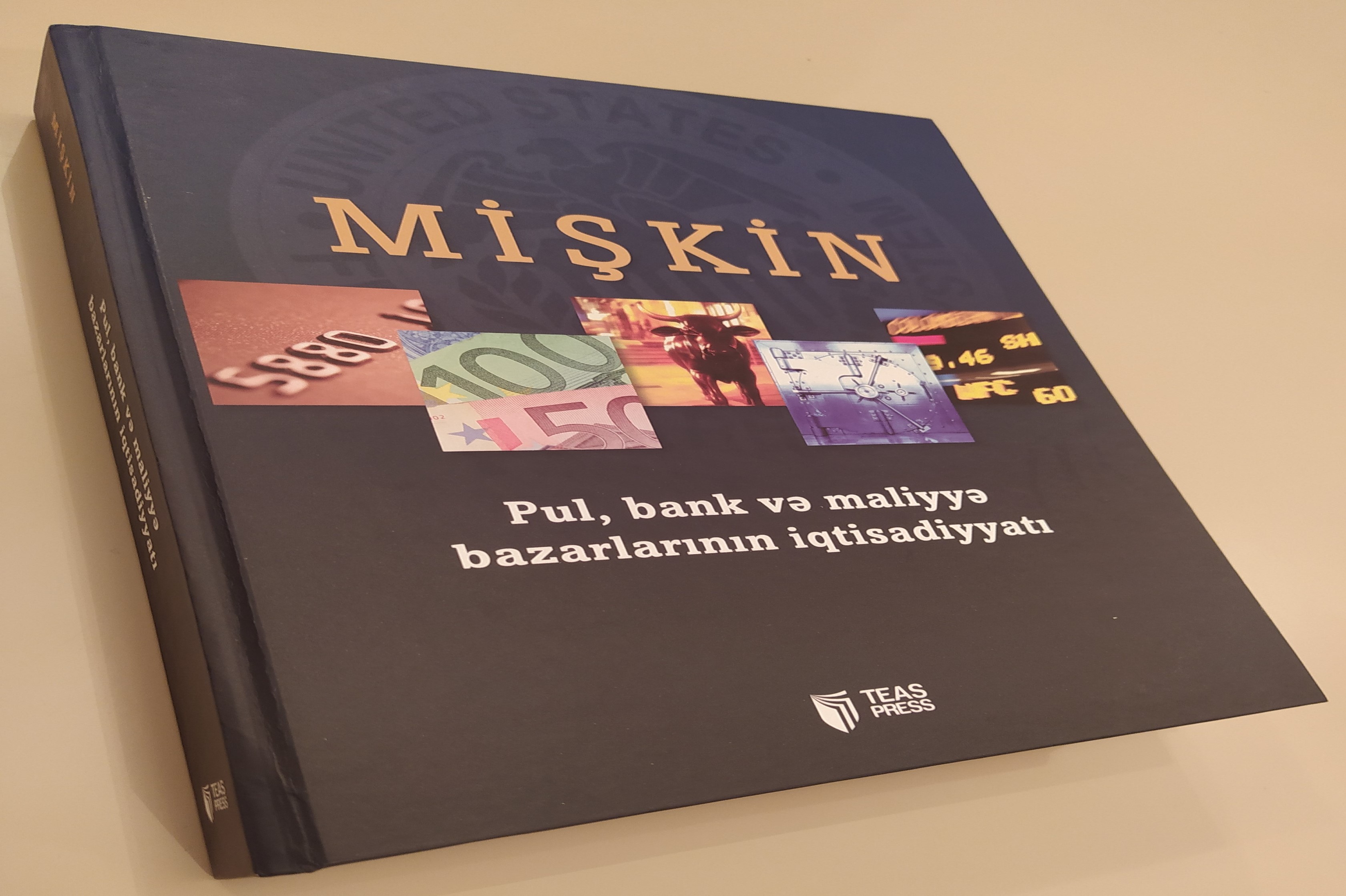 Book entitled "Economics of money, banking and financial markets" in the Azerbaijani language